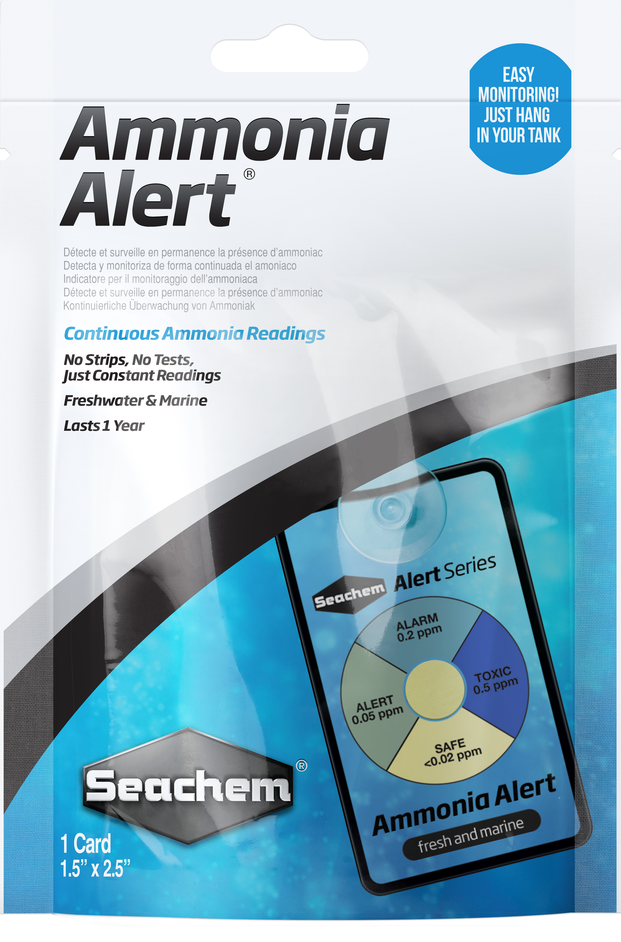 Seachem Ammonia Alert Badge