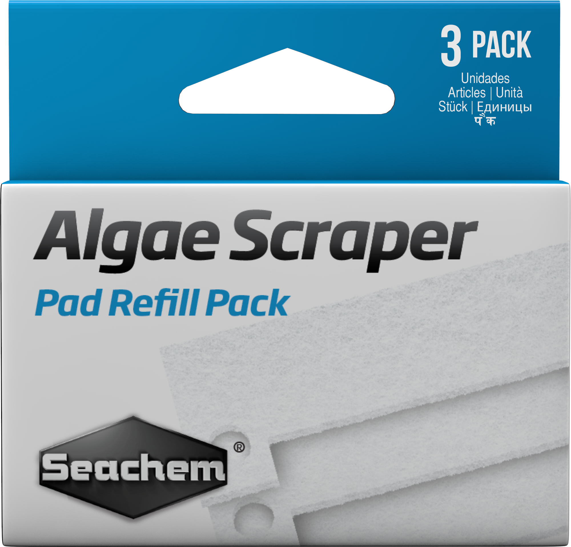 Seachem Algae Scraper Replacement Scrubber Part - 3 pack