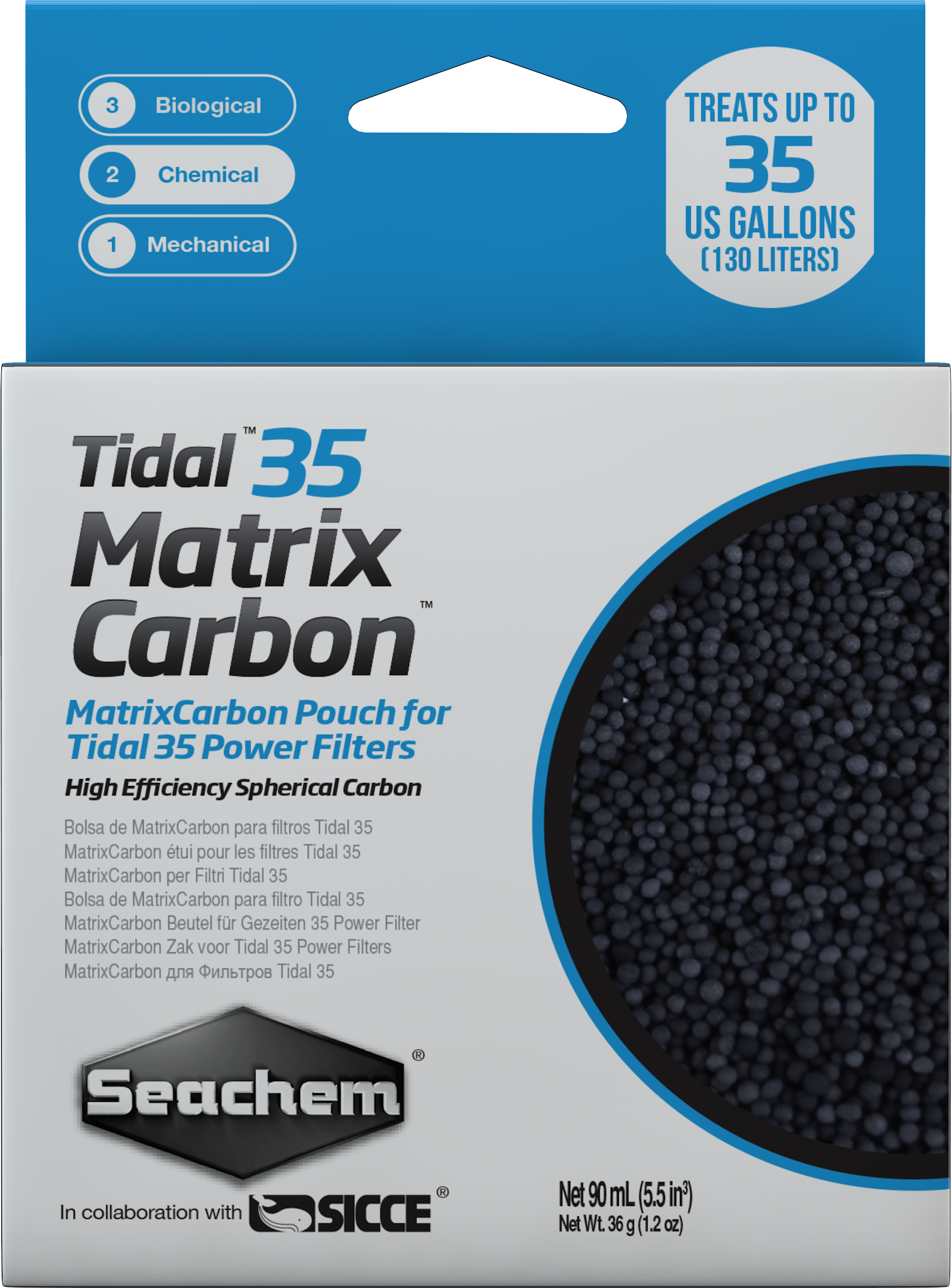 Seachem Tidal 35 Matrix Carbon - 90 ml