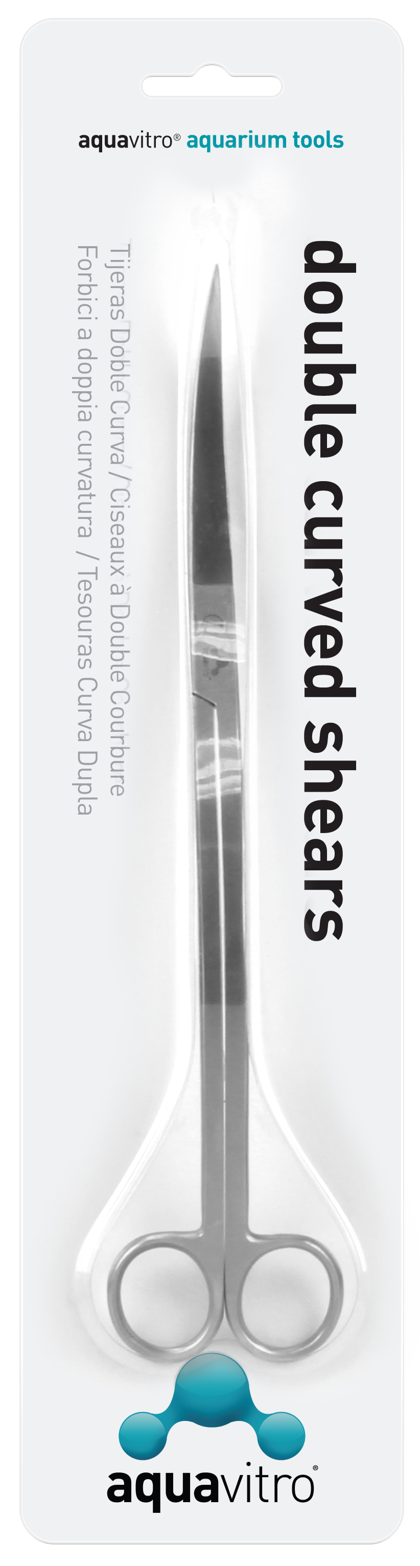 Seachem - AquaVitro - Double Curved Shears - 25 cm.