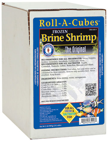 Brine Shrimp roll-a-cube