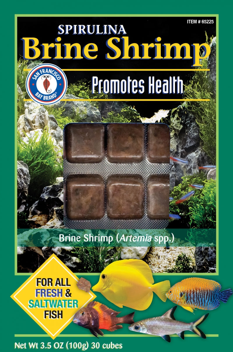 Spirulina Brine Shrimp cubes