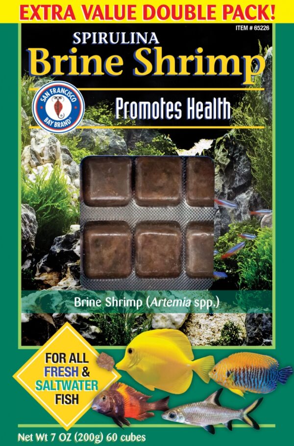 Spirulina Brine Shrimp cubes