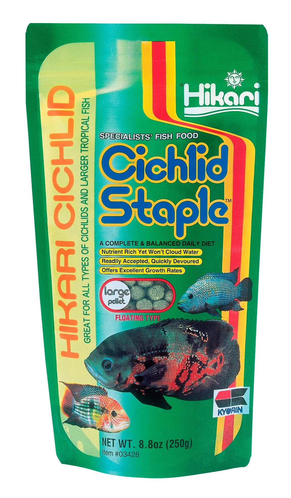 Hikari - Cichlid Staple - LG Pellet - 8.8 oz.