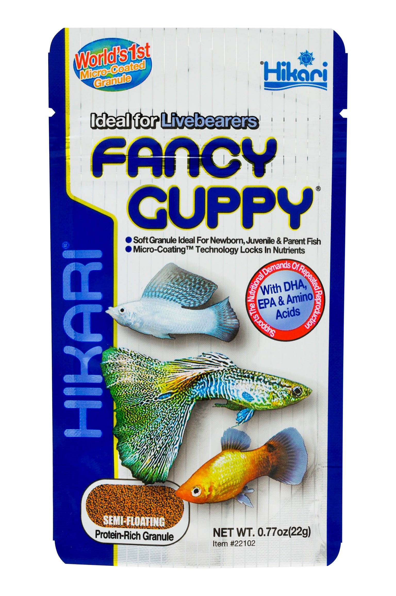 Hikari - Fancy Guppy (Micro Pellet) - 0.77 oz.