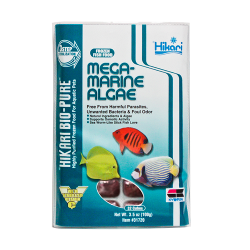 Hikari Mega Marine Algae Cubes - 3.5 oz.