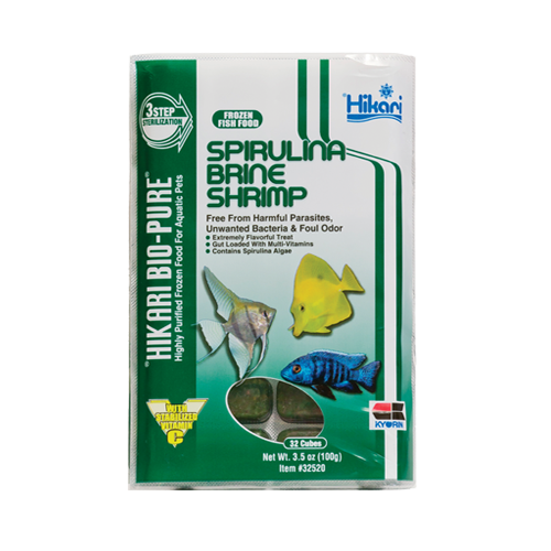 Hikari Spirulina Brine Shrimp Cubes - 3.5 oz.