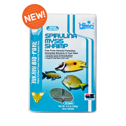 Hikari Spirulina-Mysis Shrimp Cubes - 3.5 oz.