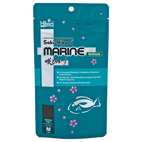 Hikari - Saki Marine Herbivore - Med Pellet - 3.17 oz.