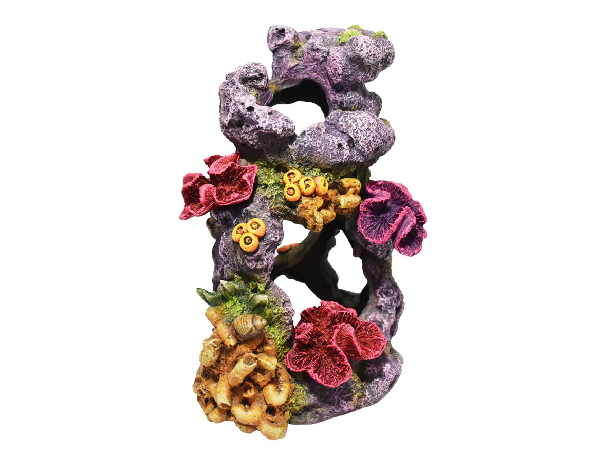 AS Resin - SW Rock Swimthrough With Coral 7"