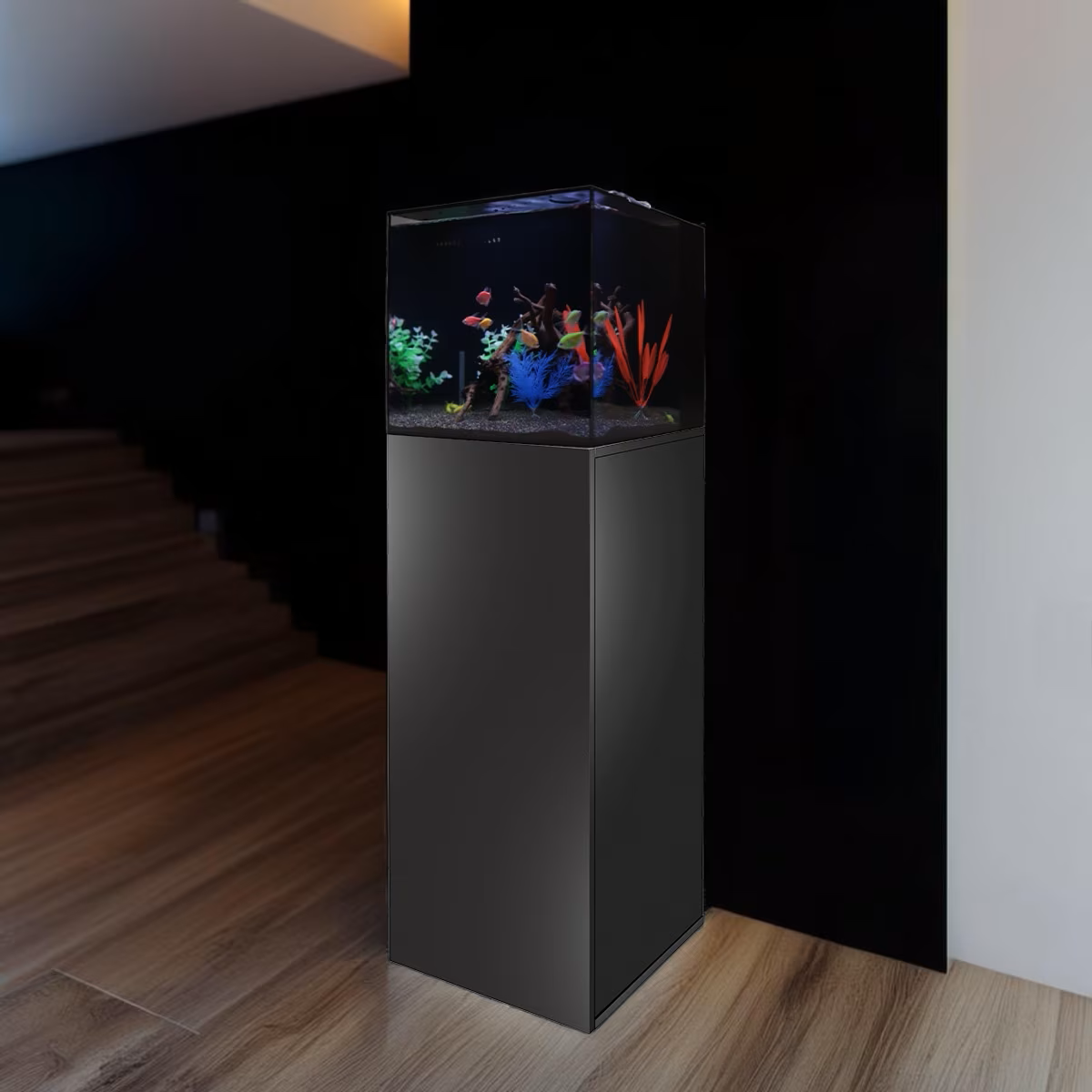 Hello Reef - Aquarium and Stand -  33  gal - Black