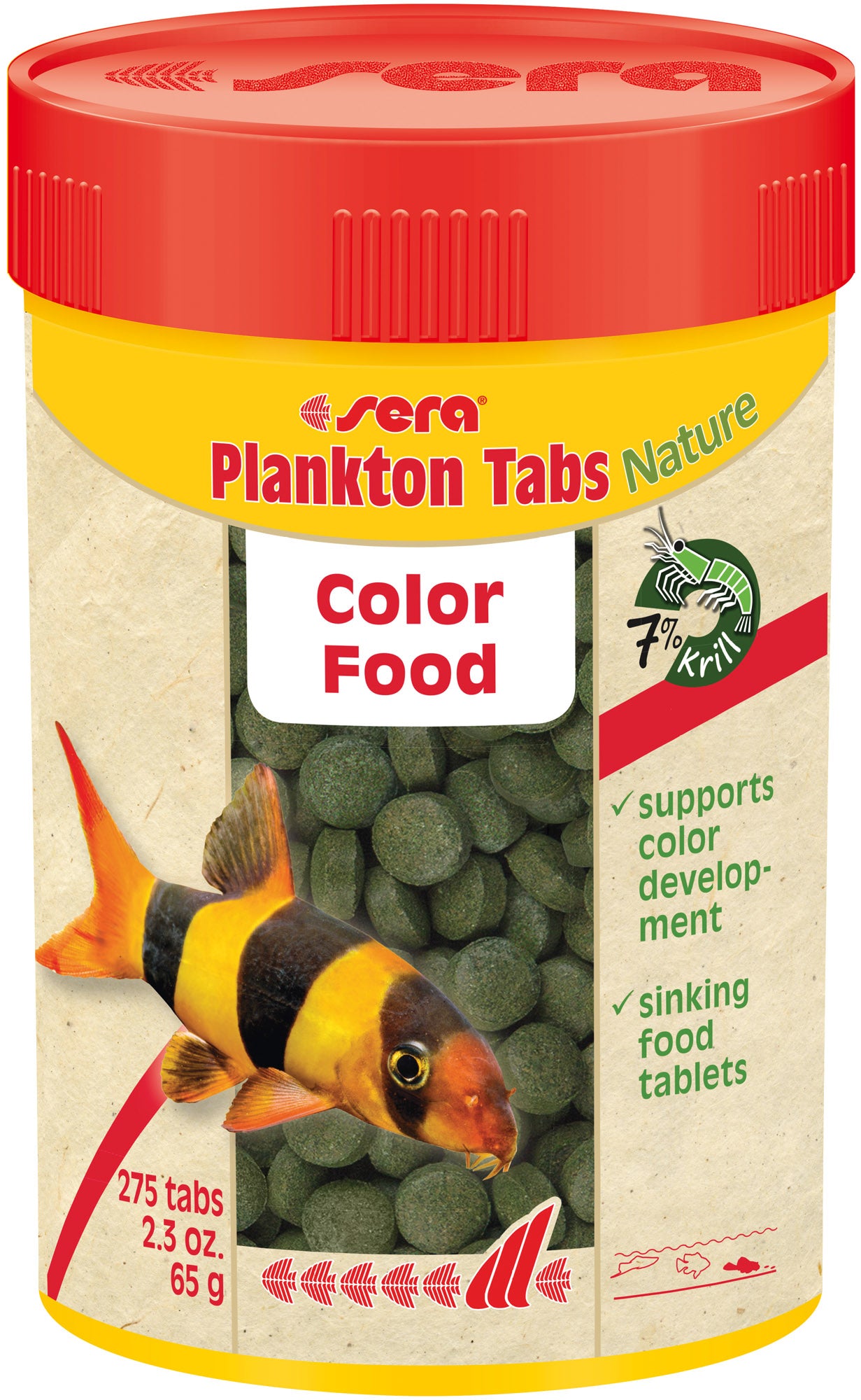Sera - Plankton Color Tabs - 100 ml - 2.2 oz (65g)
