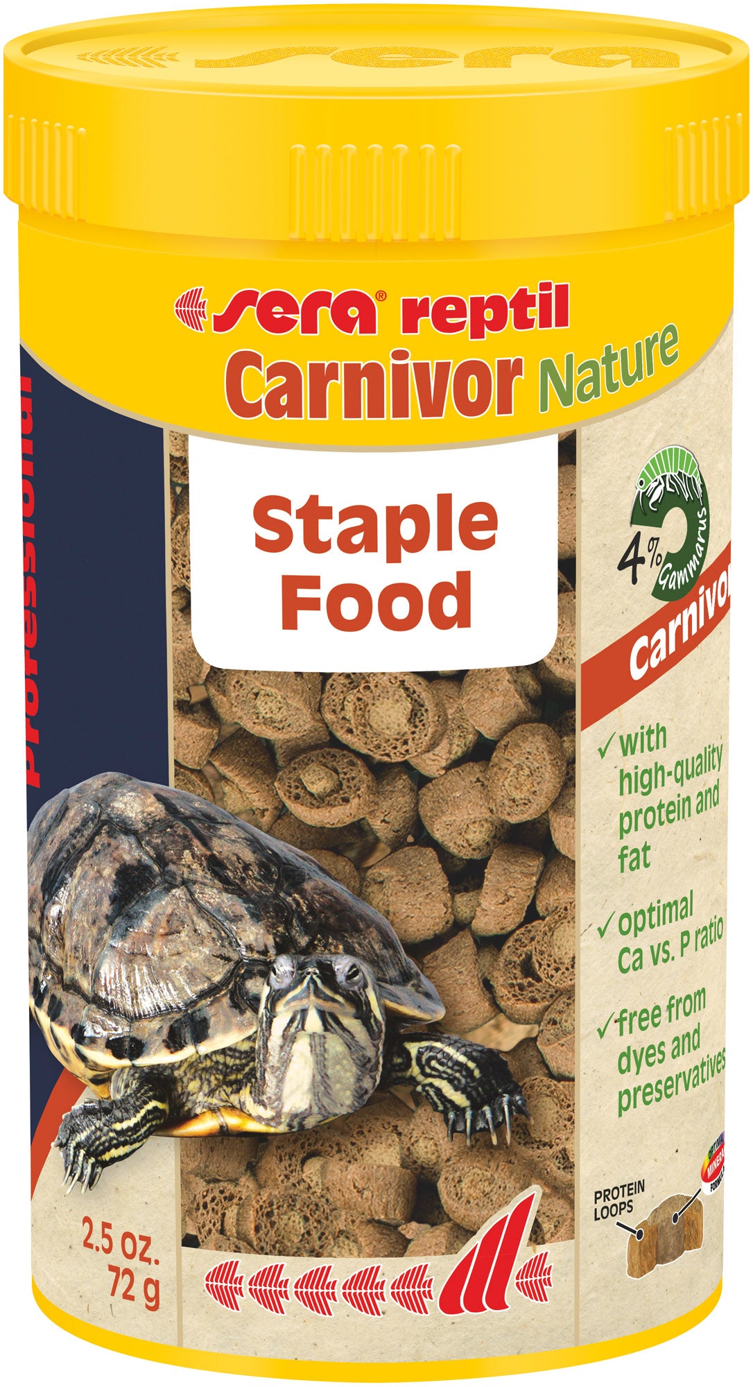 Sera - Reptil Professional Carnivor Pellets - 2.8 oz.