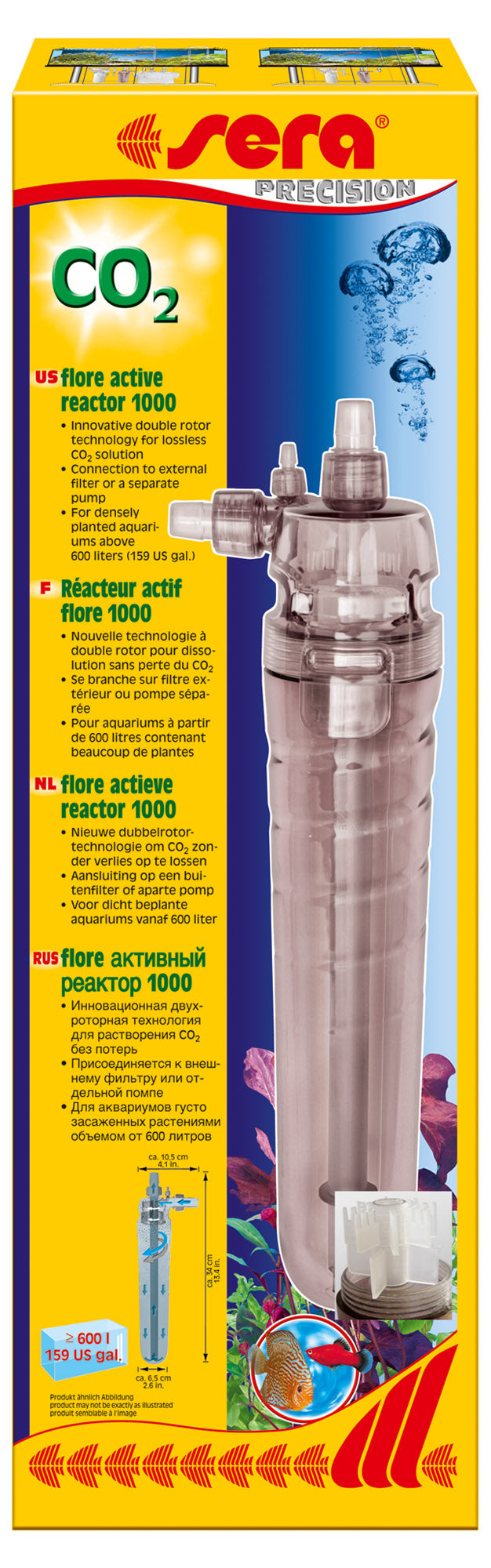 Flore CO2 active reactor