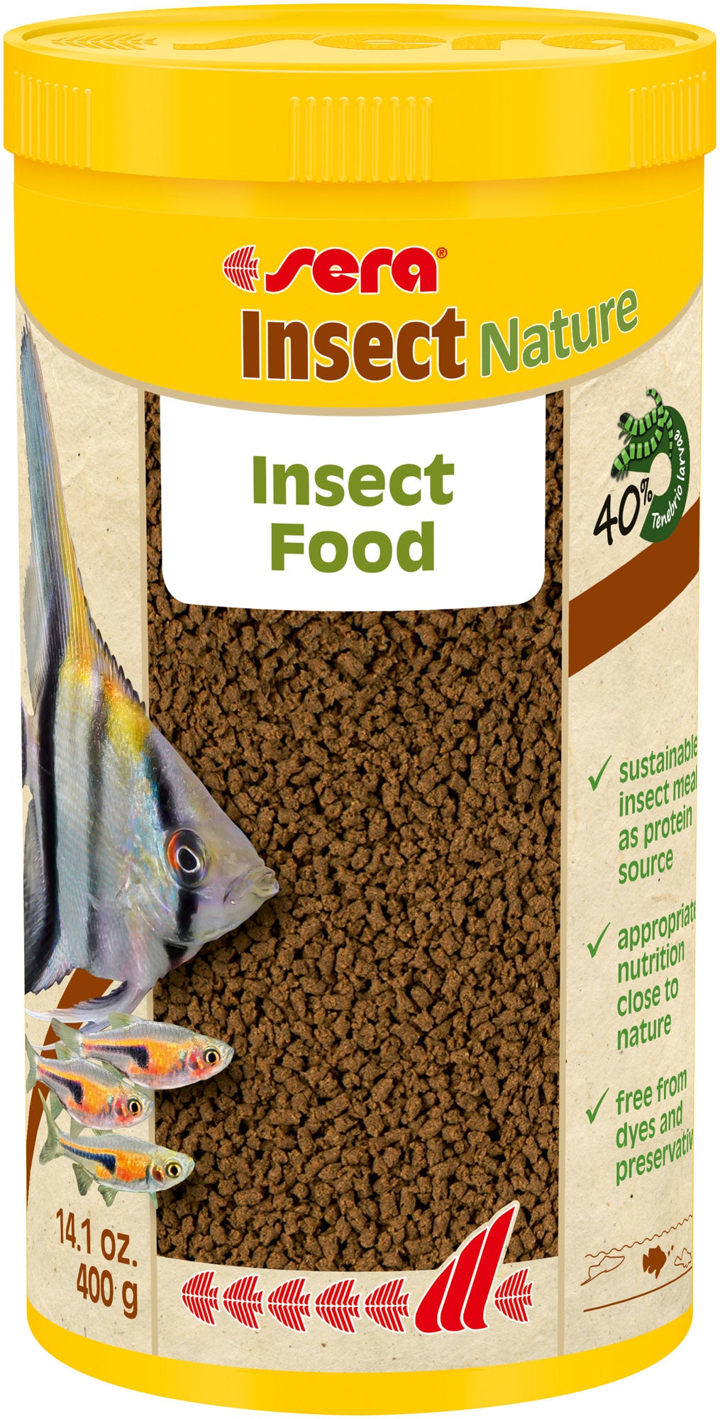 Insect Granules Nature 1.5 mm