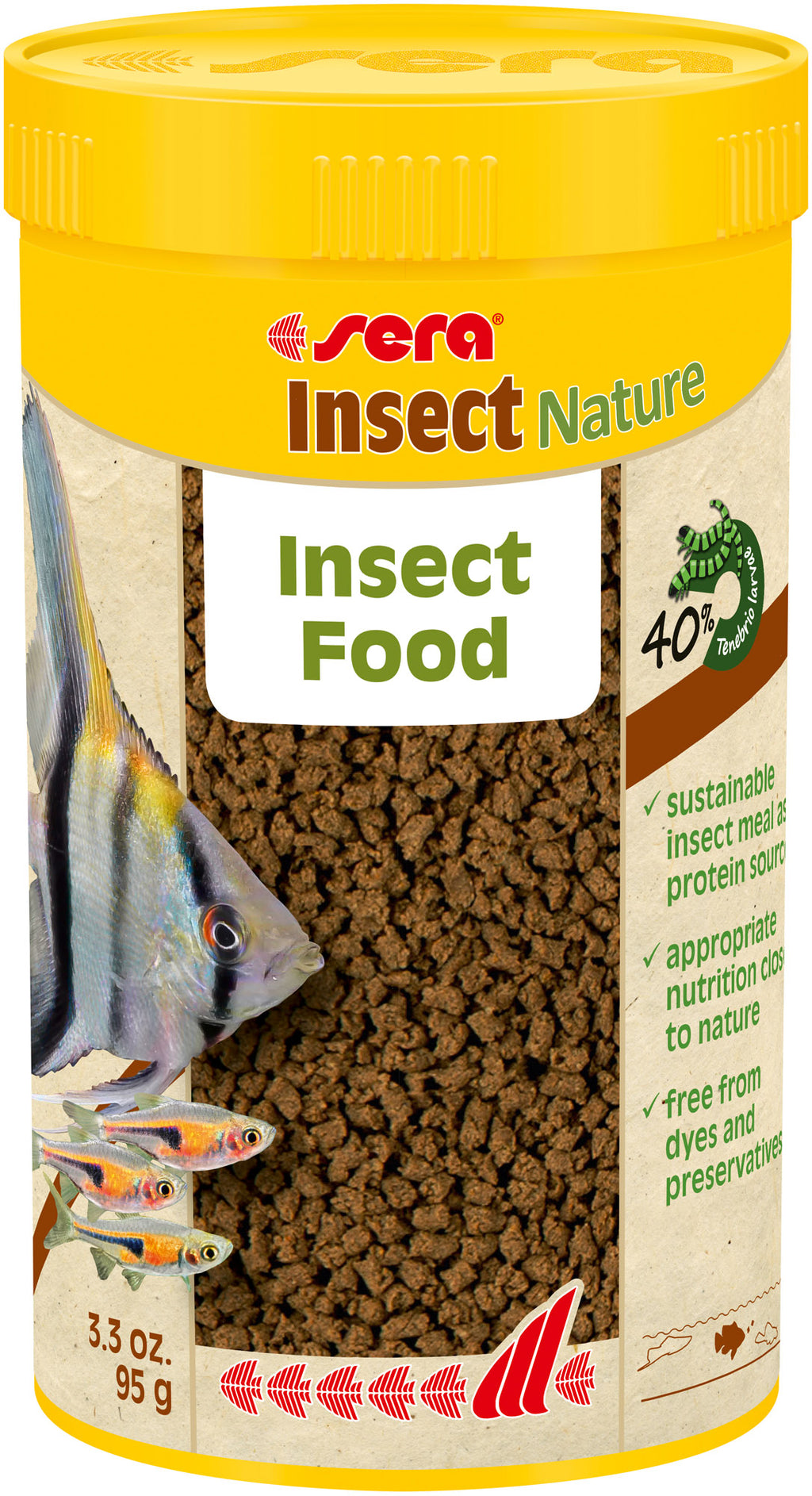 Insect Granules Nature 1.5 mm