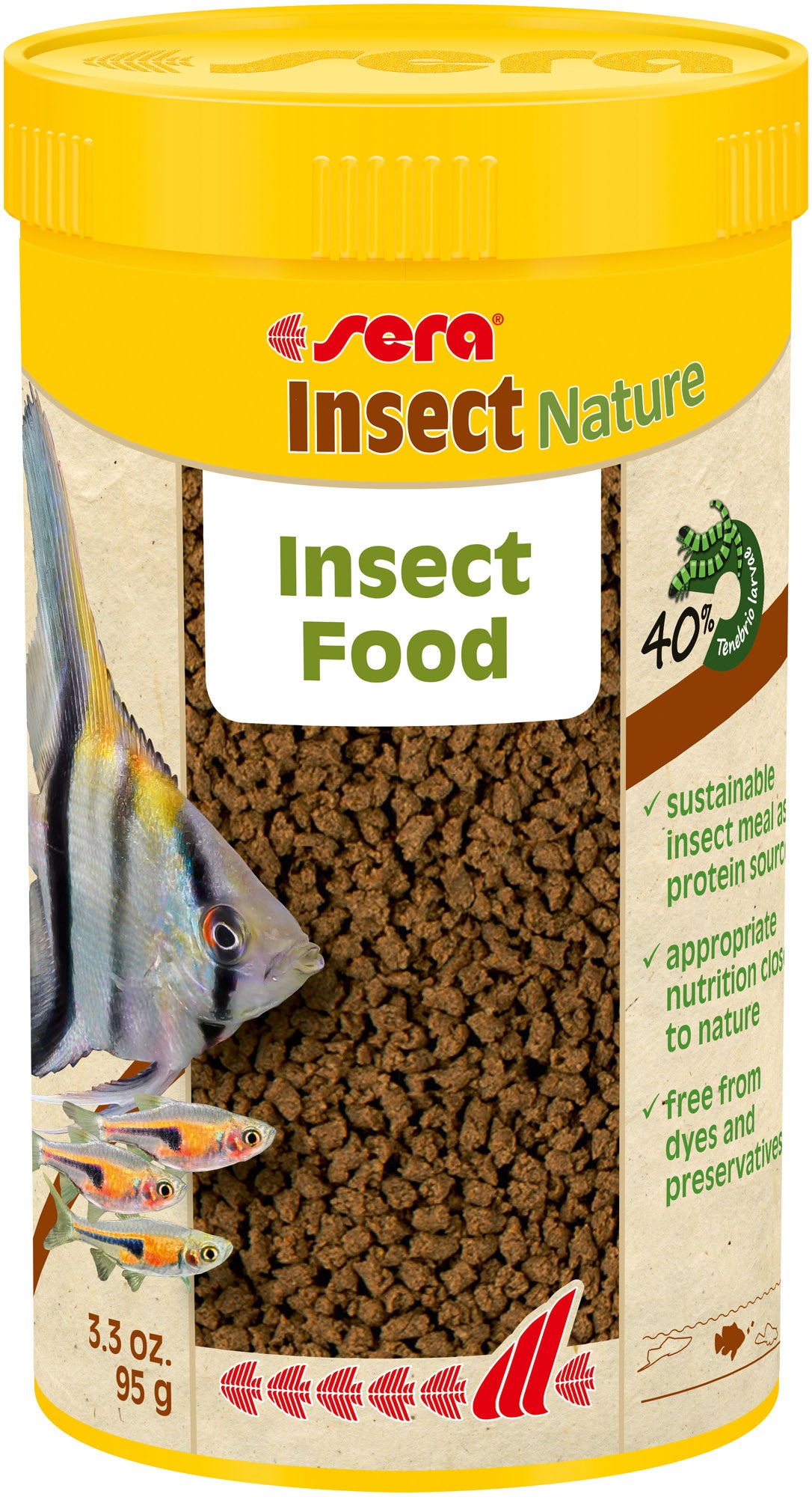 Insect Granules Nature 1.5 mm