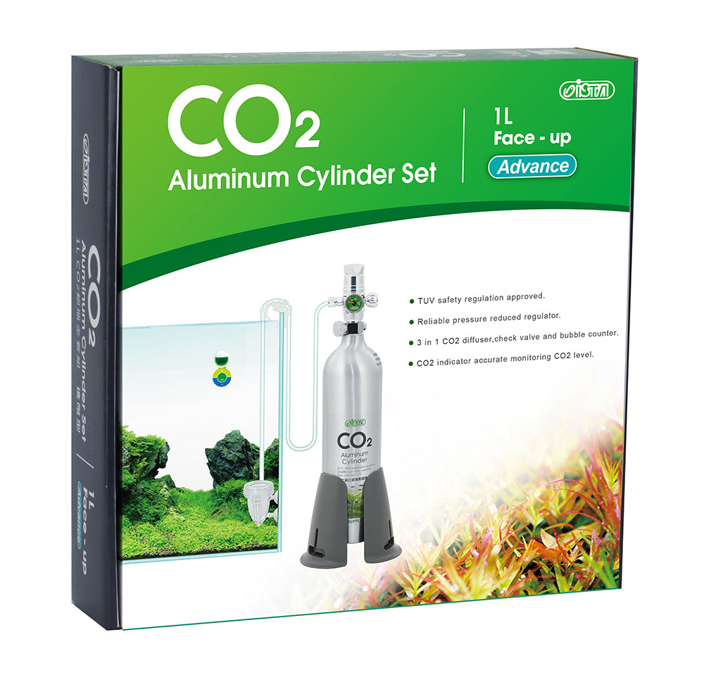 Ista - CO2 Aluminum Supply Set - 1L (Advance) - face up