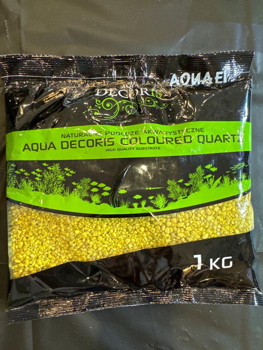 Aquael - Gravel Aqua Decoris Yellow - 1 Kg.