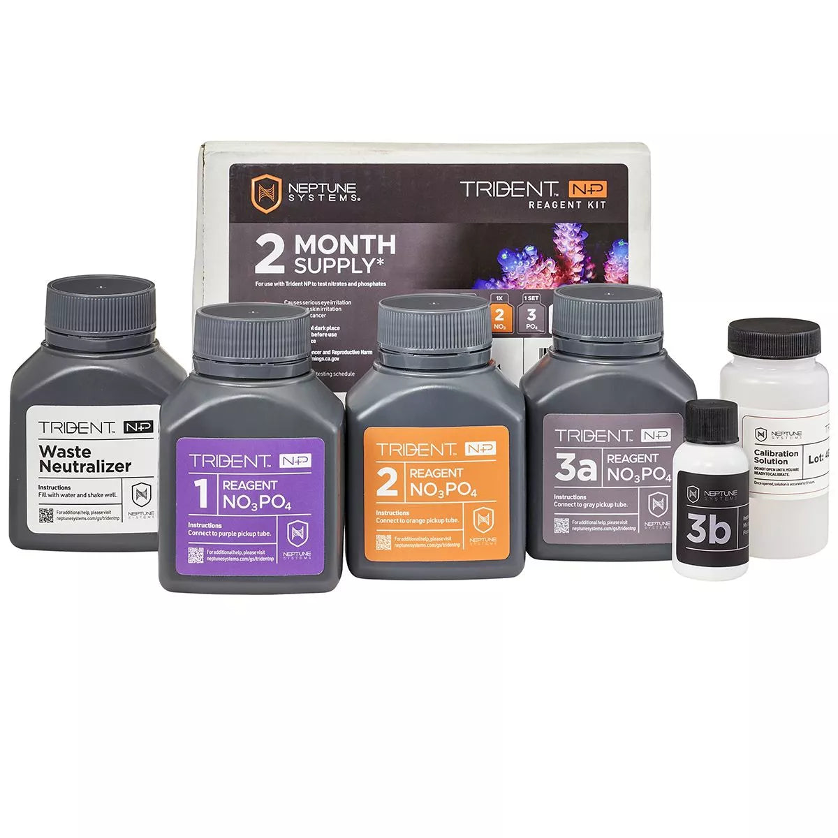 Neptune - Trident NP Reagent Kit  (Test Nitrates and Phosphates) 2 month supply