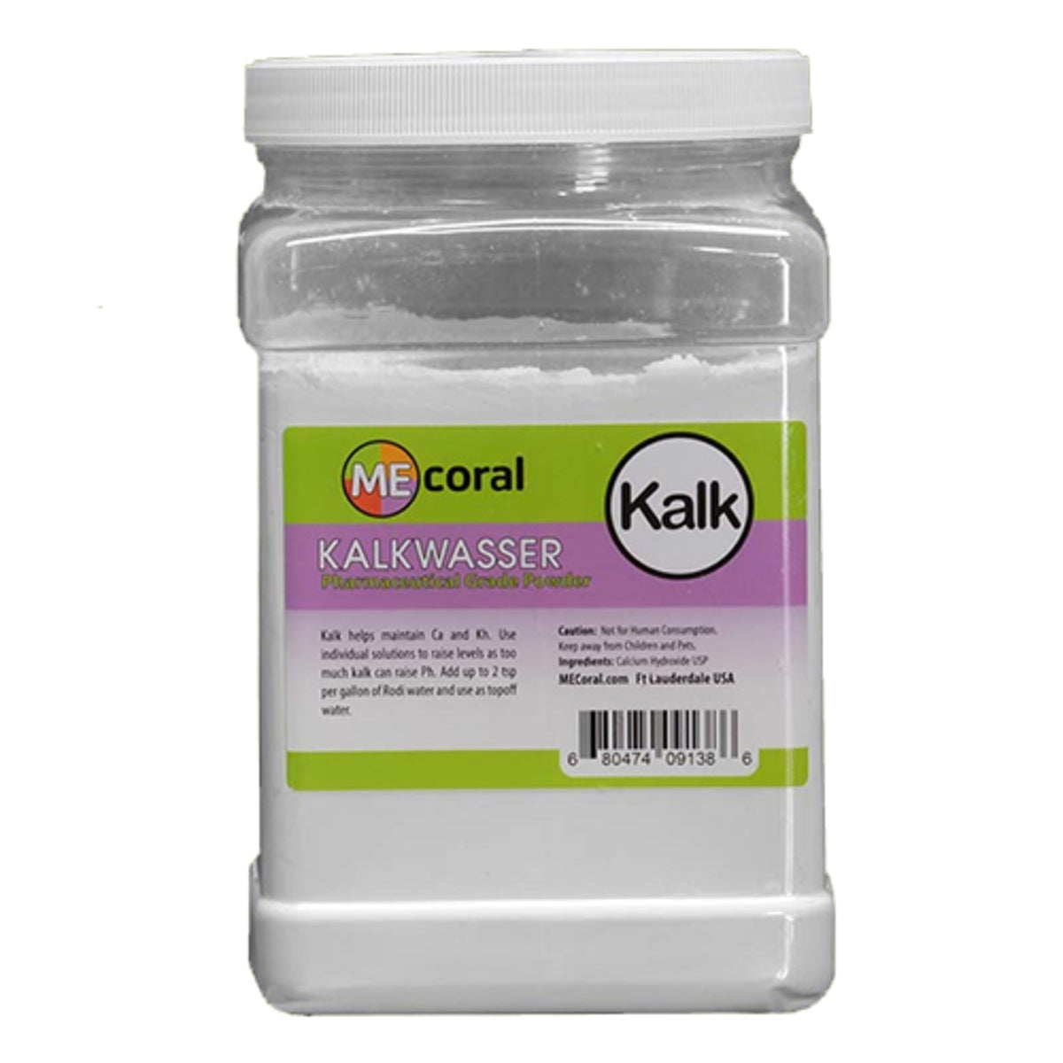 ME Coral - Kalkwasser - 1/2 gallon