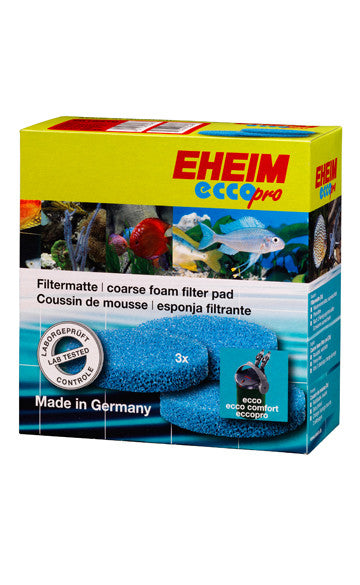 Eheim - Ecco comfort/pro coarse filter pad - 3 pieces (replacement pads blue)