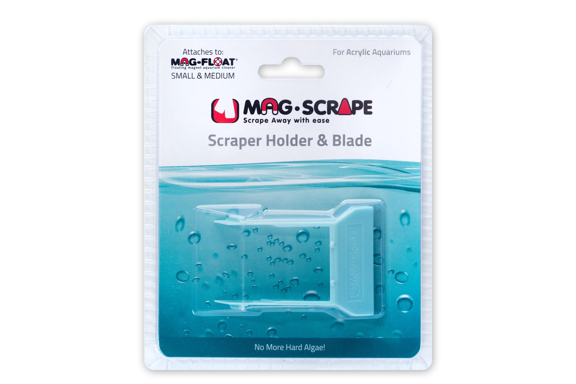 Mag-Float - Replacement Scraper Holder &amp; Blade (S &amp; M) - Acrylic