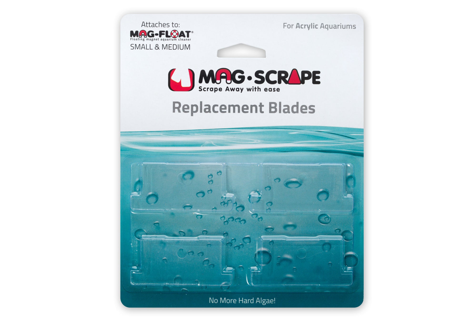 Mag-Float - Replacement Blades (S &amp; M) - Acrylic (4pk)