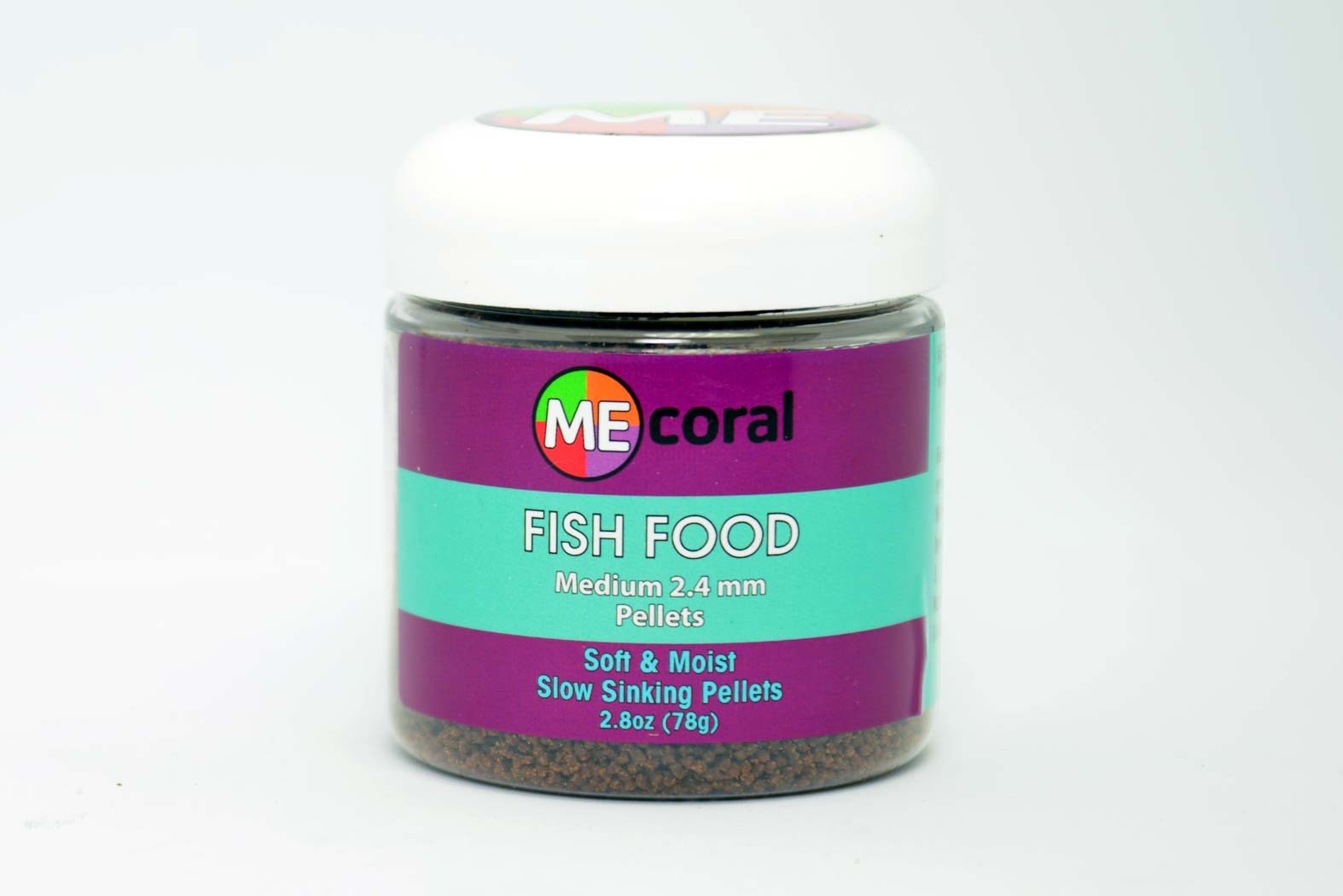 ME Coral - Fish Pellets - 2.8 oz. - medium - 2.4 mm