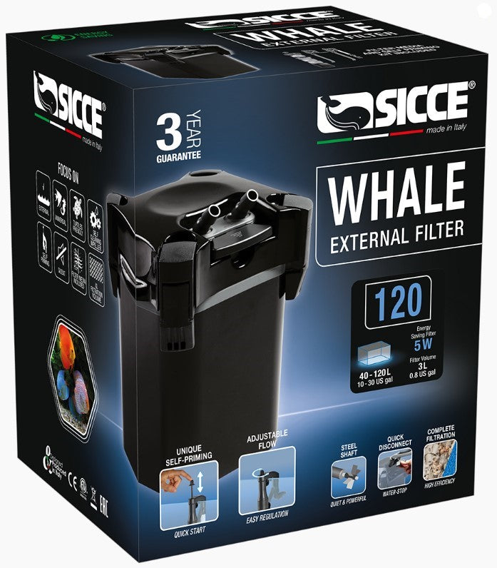 Sicce - Whale 120 Canister Filter  - 10 - 30 gallons