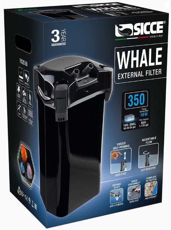Sicce - Whale 350 Cannister Filter - 330 gph