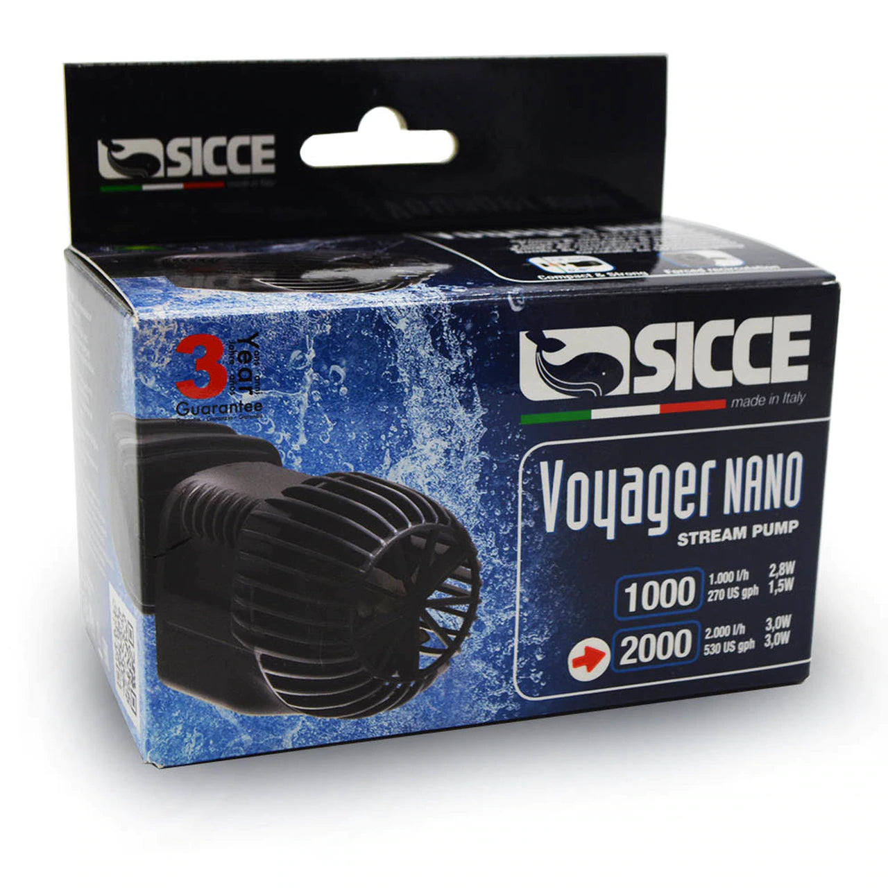 Sicce - Voyager Nano 2000 Stream Pump - 530 gph