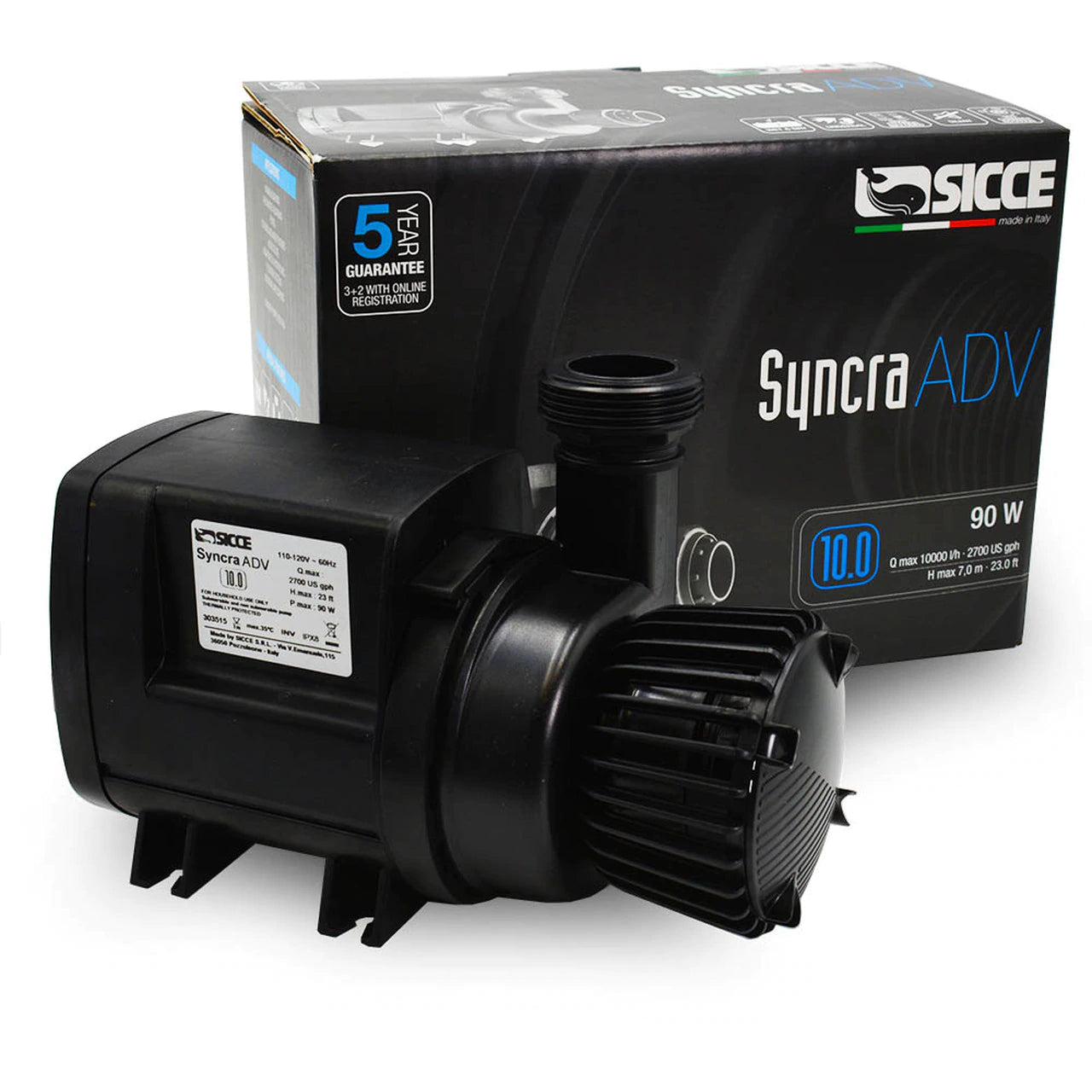 Sicce - Syncra ADV 10.0 Return Pump - 2700 gph