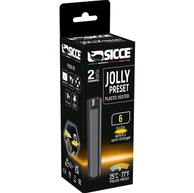 Sicce - Jolly Preset  Plastic Heater 6W