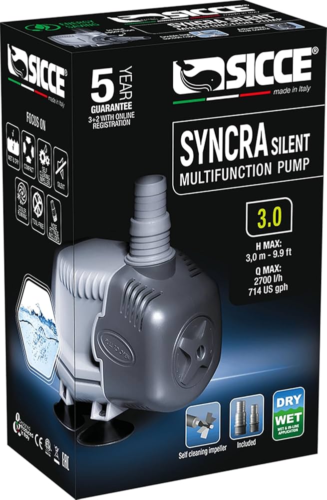 Sicce - Synra Silent 3.0 pump - 714 gph