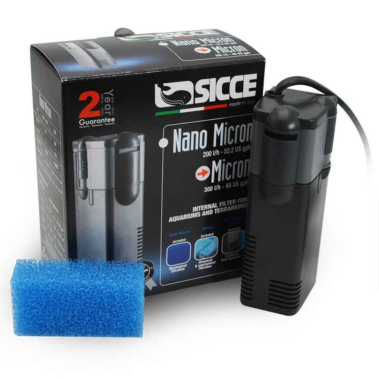 Sicce - Micron Internal Filter - 65 gph