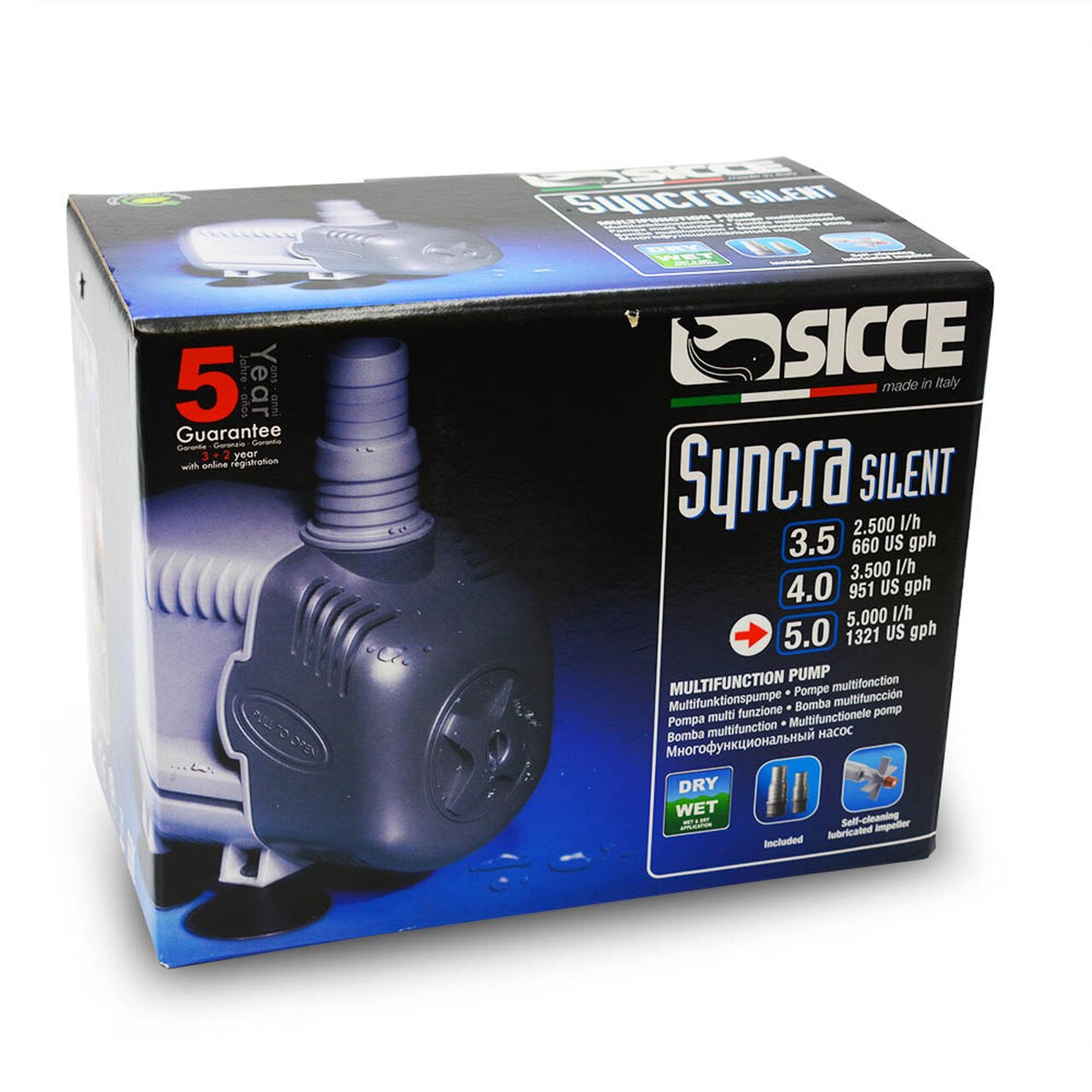 Sicce - Syncra Silent 5.0 Pump - 1321 gph