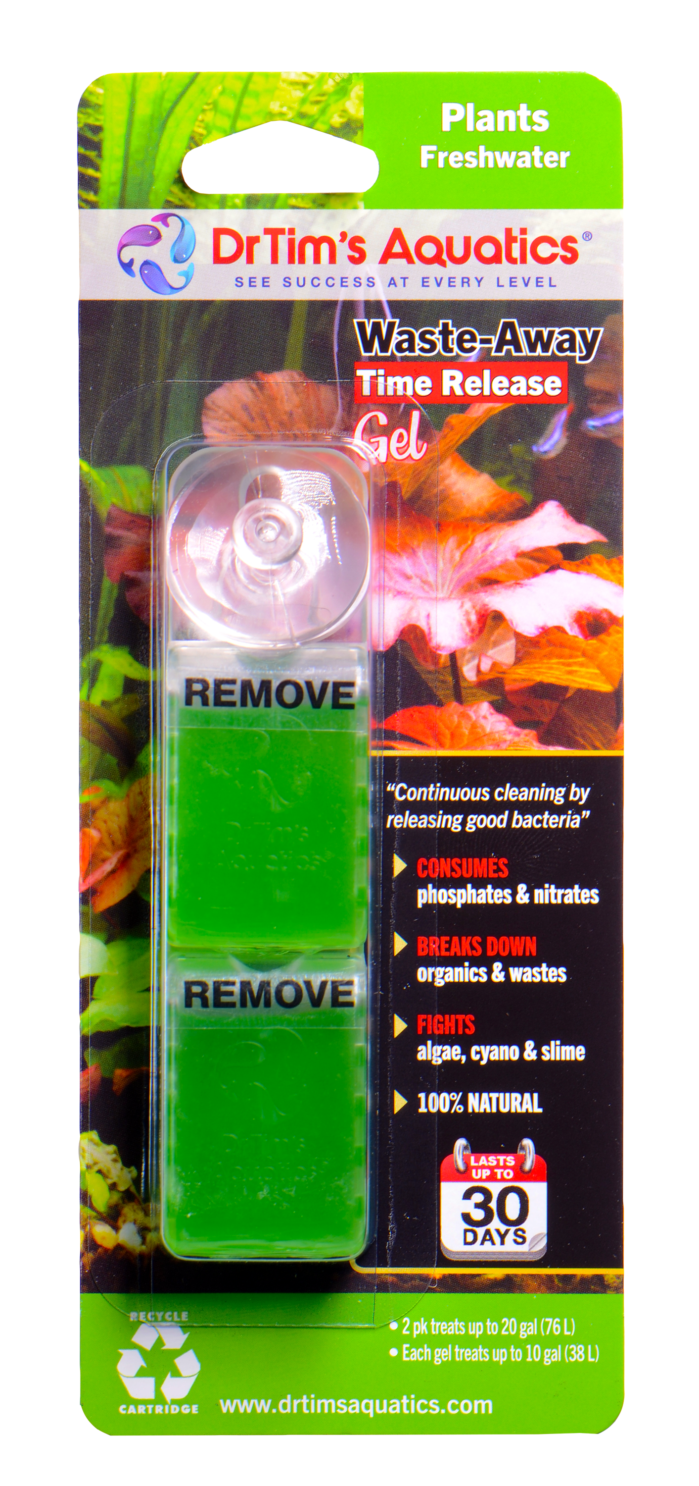 Waste Away Gel - Plant - SM (20 gal / 2 pk)