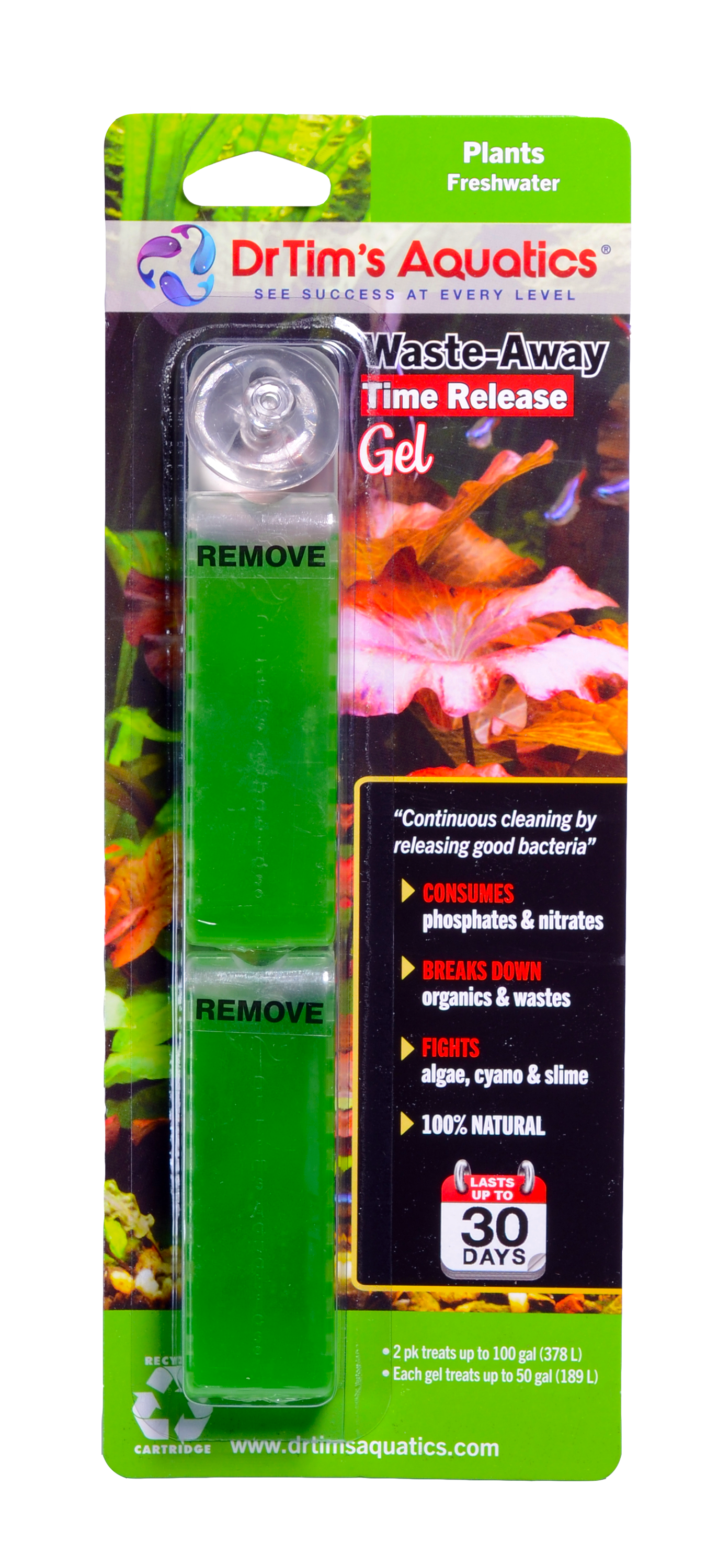 Waste Away Gel - Plant - MED (up to 100 gal / 2pk)