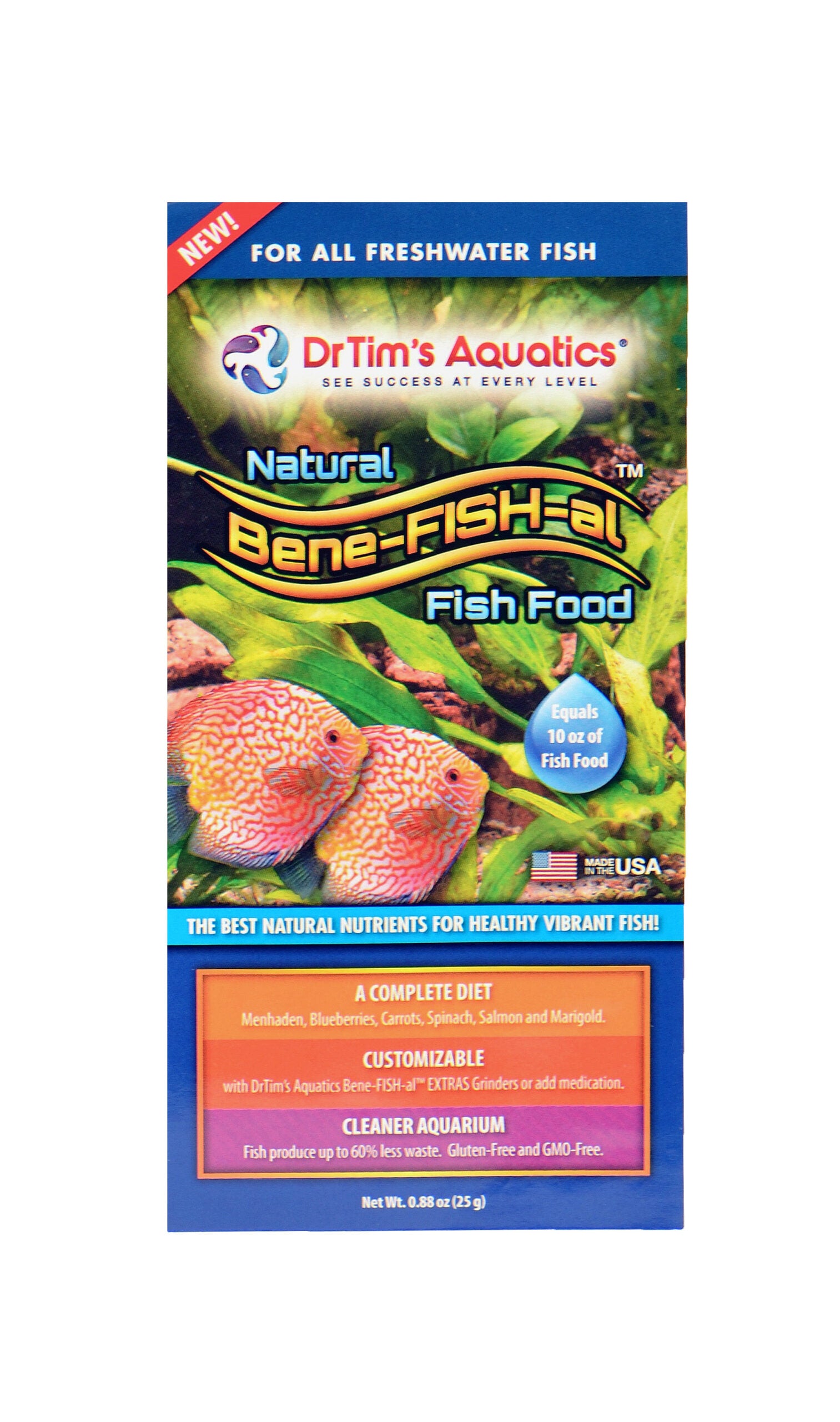 Fish Food - Single Pack - Freshwater - 0.88 oz.