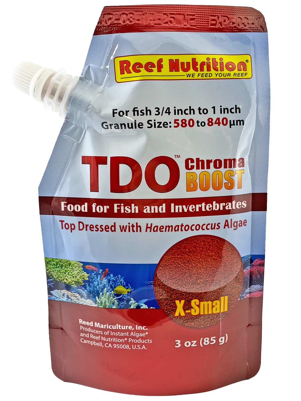 RN - TDO Chroma Boost - C1 - 3oz - X-Small Pellets - (580-840mm - for fish 3/4 - 1")