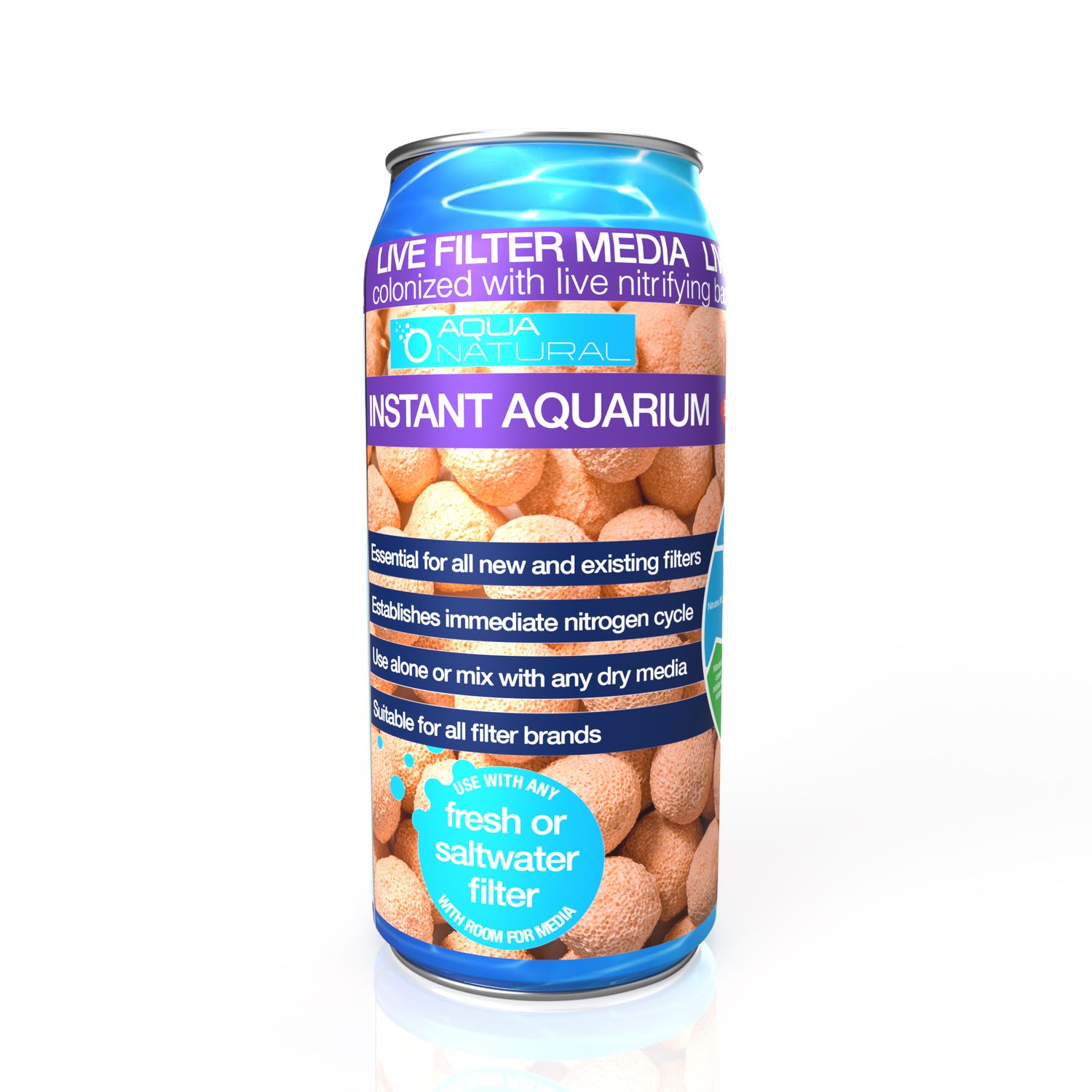 Pisces - Live Media Biospheres Lg - 17 oz