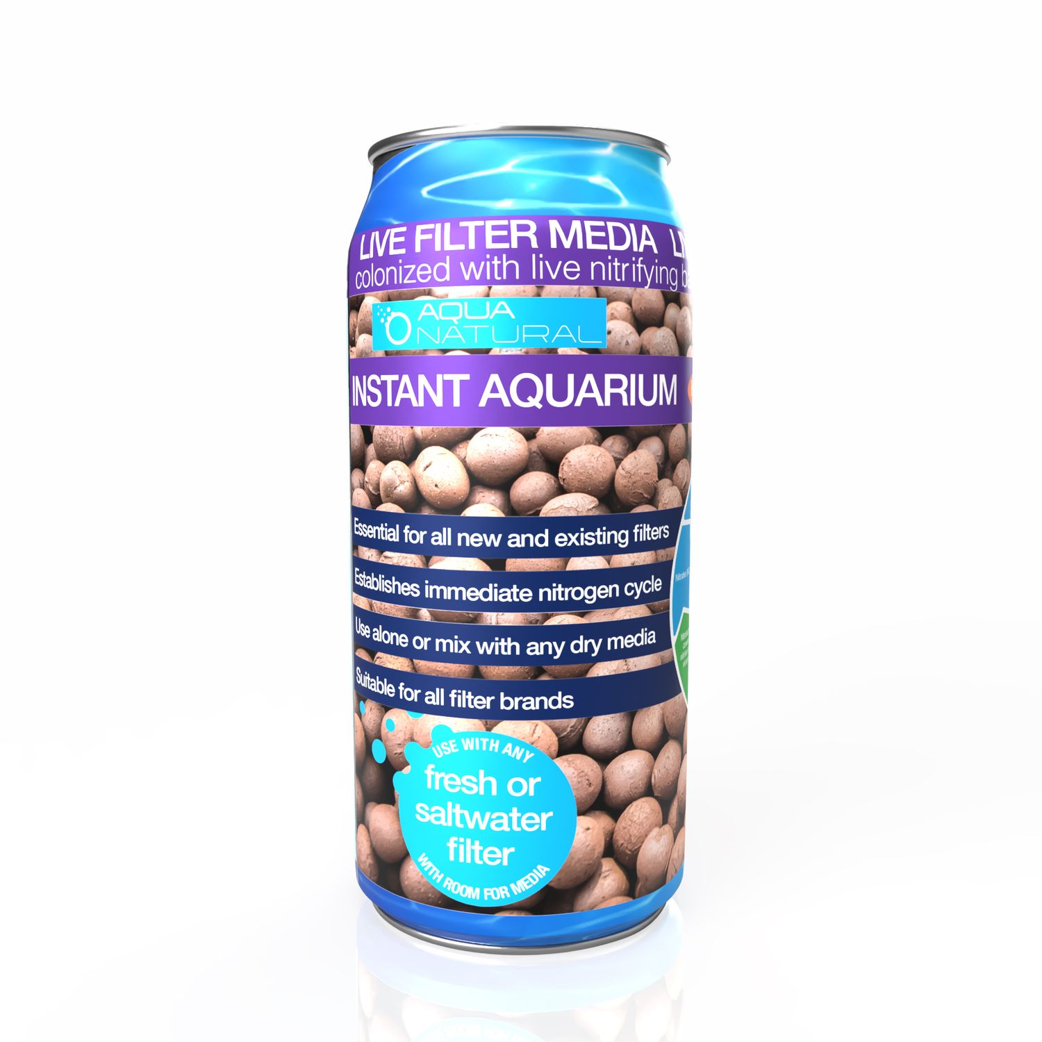 Pisces - Live Media Biospheres Sm - 17 oz