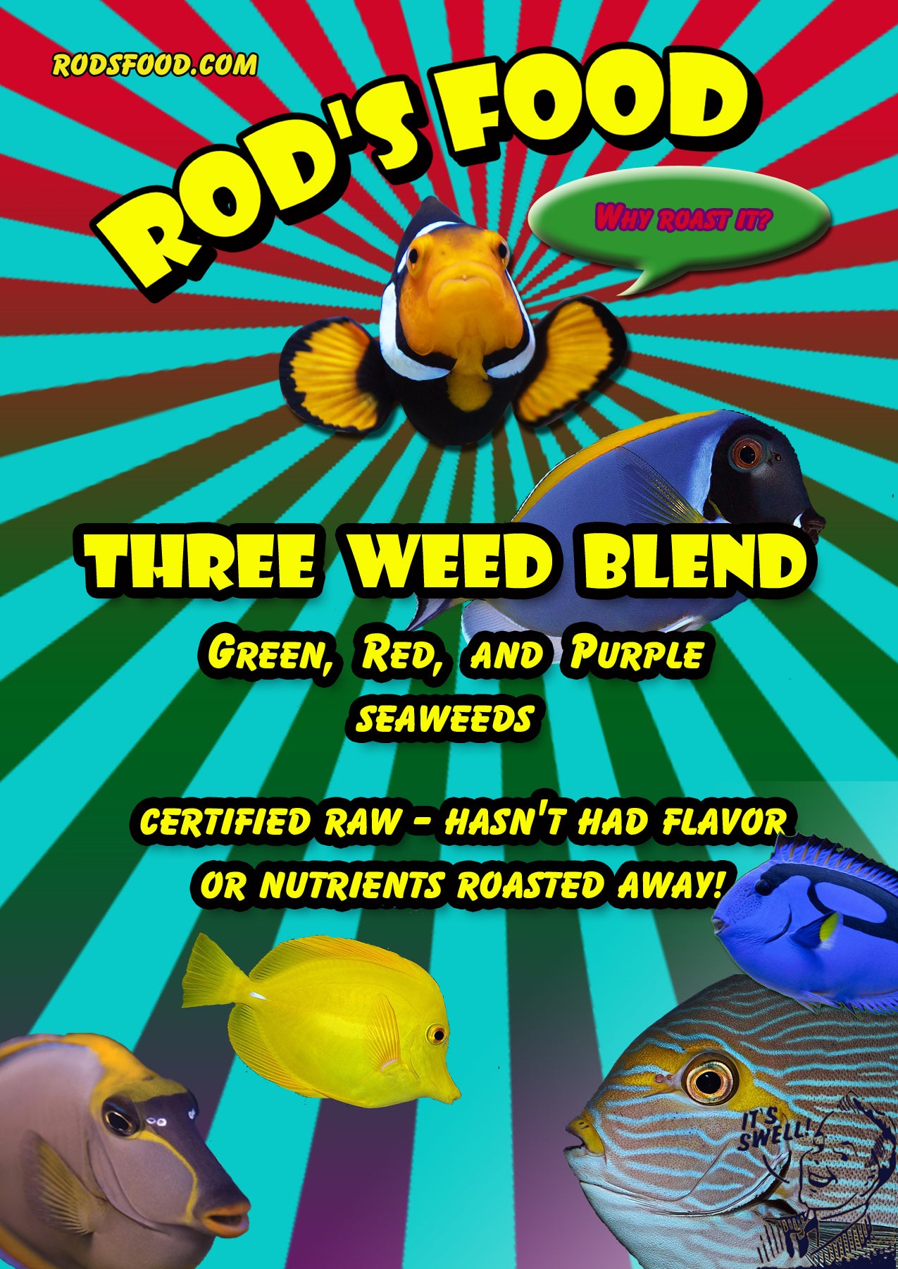 Rod's Food - Seaweed Blend - 30 gr. (dry)